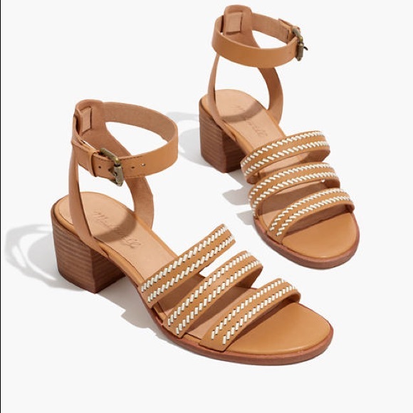 Madewell Shoes - Madewell The Lily Whipstitch Sandal Desert Camel